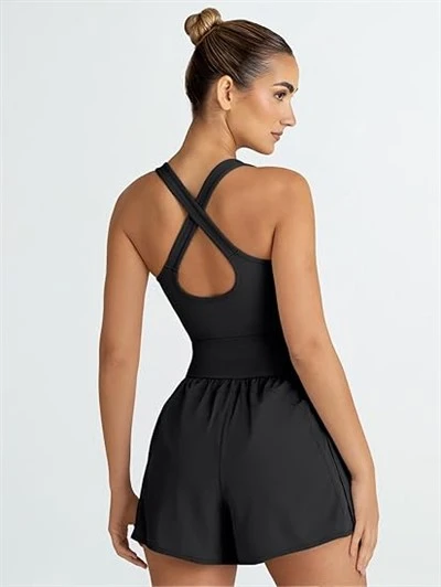 Womens Rompers pakaian satu bagian jumpsuits bodysuits yoga fashion pilates